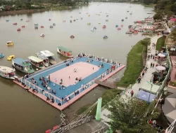 Danau Sipin – Jambi dipadati pengunjung