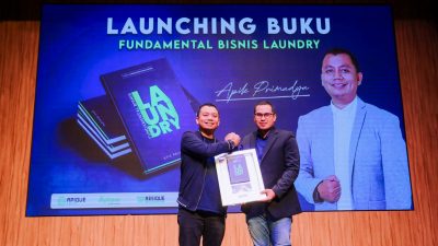 Hadiri Launching Buku Fundamental Bisnis Laundry, Pilar : Jadi Inspirasi dan Bermanfaat bagi Pelaku Usaha