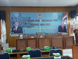 Silaturahmi KONI dan Organisasi Pers Provinsi Jambi