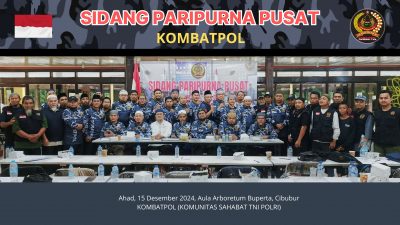 KOMBATPOL GELAR SIDANG PARIPURNA PUSAT (SPP) TAHUN 2024