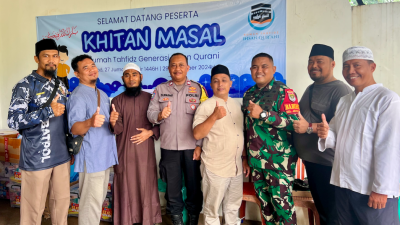 52 Anak Mengikuti Khitanan Massal Bersama Rumah Tahfidz Generasi Insan Qurani (RTGIQ)
