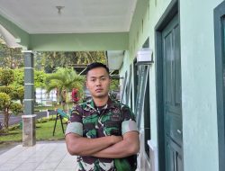 Wahyu, Prajurit TNI-AD Gudang Munisi Daerah (Gudmurah) XIII/Tomohon Menemukan HP Dijalan Raya Dan Mengembalikan Kepada Pemiliknya, Karyawan Jordan Bakery