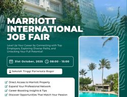 STP Bogor Gelar Job Fair dan Recruitment Day Bersama Marriott International, Buka Peluang Karier untuk Alumni dan Mahasiswa