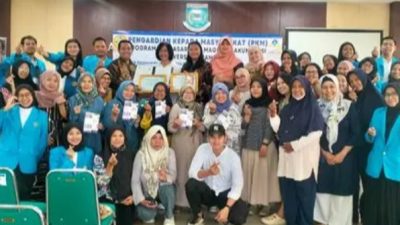 Mahasiswa Pascasarjana Akuntansi Universitas Pamulang Dorong UMKM Ciputat Melek Digital Lewat Buku Kas Digital WALLET